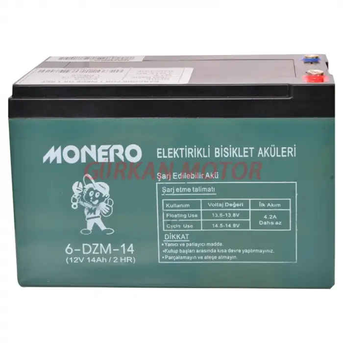 12-14 AMPER [YATIK] E-BIKE AKÜ ORBUS