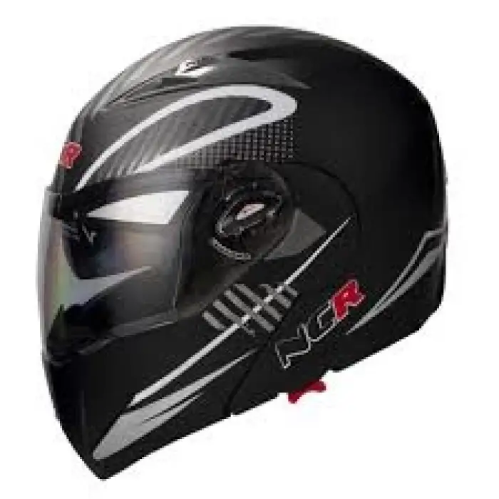 MOTOR KASK ÇENE AÇILIR GÖZLÜKLÜ NCR - 158 MONSTER SİYAH