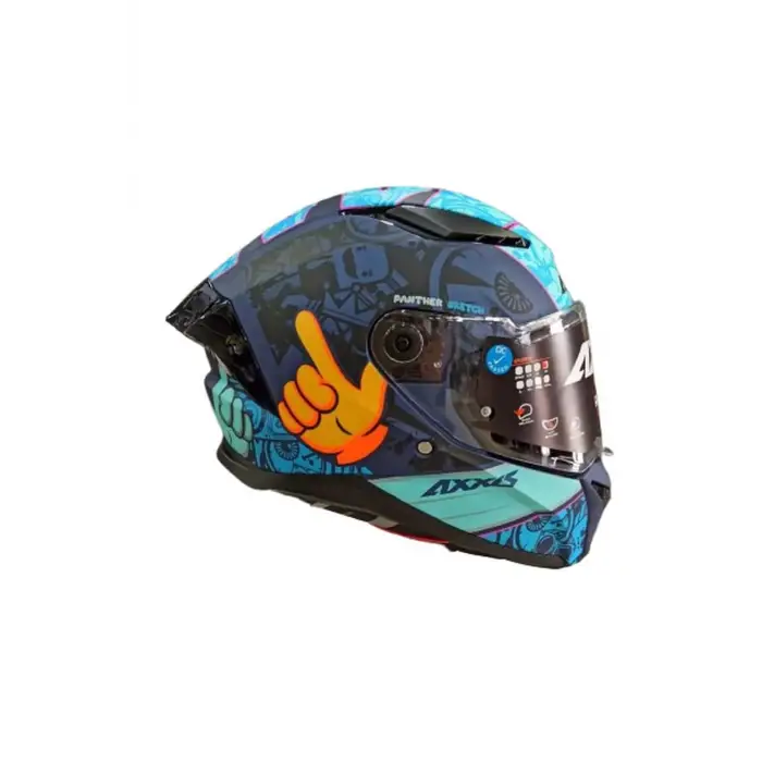 AXXIS PANTHER SKETCH B7 MAT MAVİ KASK MAT MAVİ