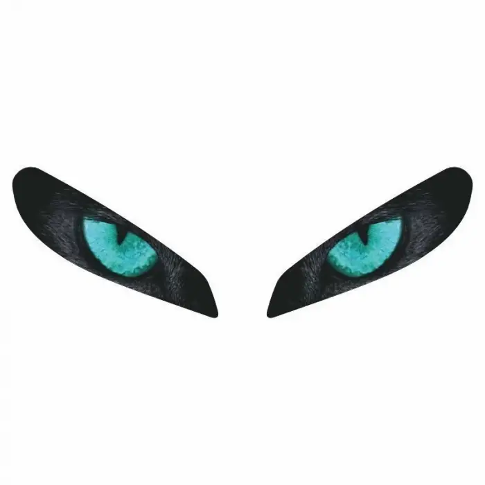 CF MOTO 250 SR 2020 - 2024 UYUMLU FAR STİCKER MAVİ