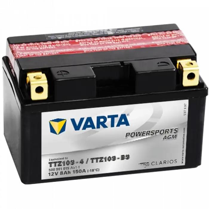 VARTA 12-9 YATIK TTZ10S-BS 12V8Ah 150A AKÜ