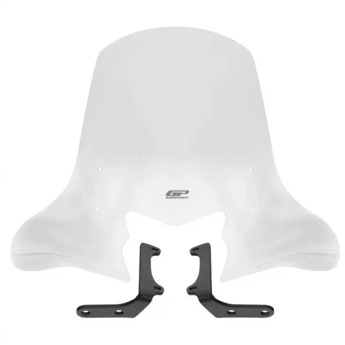 GP KOMPOZİT HONDA DİO 2021-2024 UYUMLU ÖN CAM ŞEFFAF 58 CM ( SİPERLİK )