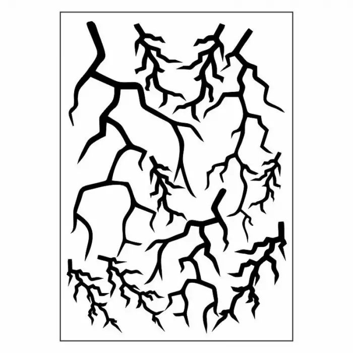 A4 STİCKER 130 TEK PAKET ÇOKLU STİCKER ŞİMŞEK SİYAH