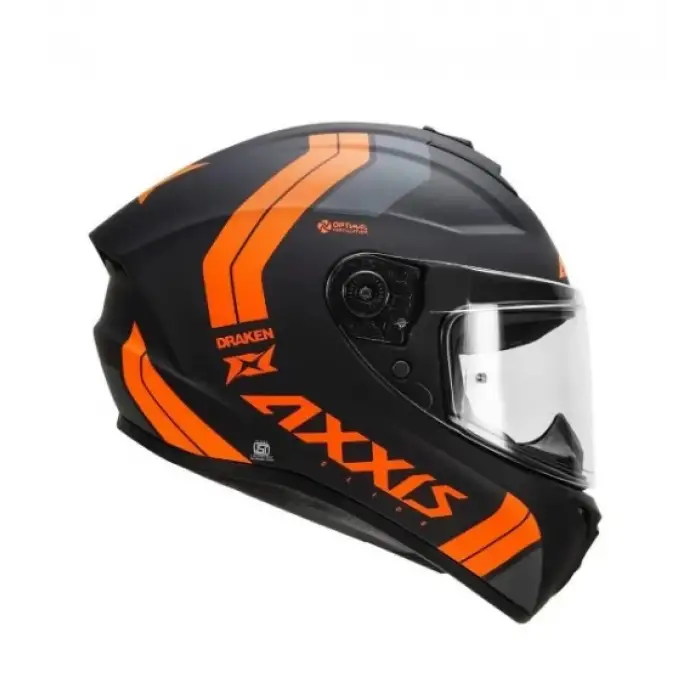 AXXIS DRAKEN S SIMAN B4 MAT FLUO ORANGE KASK MAT FLUO ORANGE