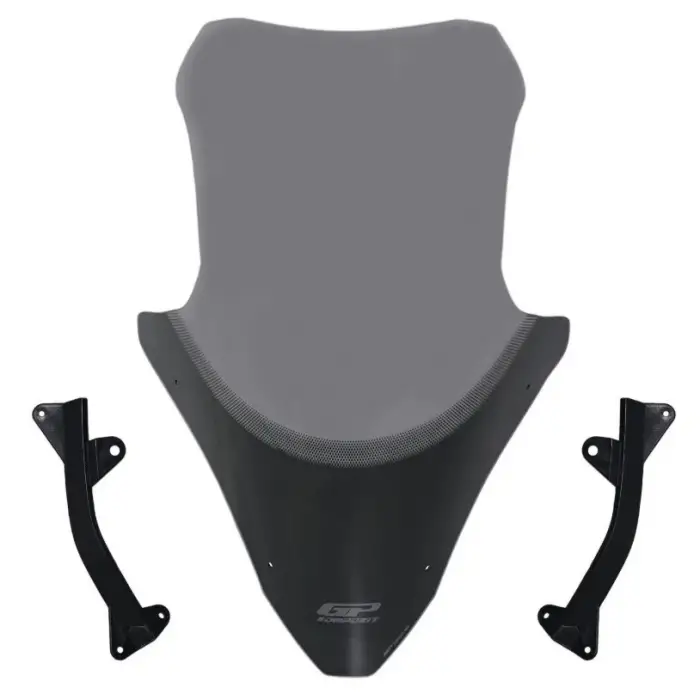 GP KOMPOZİT HONDA PCX 125 / 150 2021 - 2024 UYUMLU ÖN CAM FÜME 70 CM ( SİPERLİK )