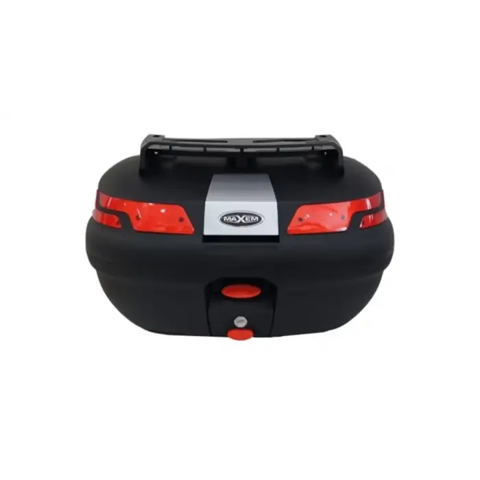 MOTOSİKLET ARKA ÇANTA MAXEM SL45 FULL SİYAH 45 LT