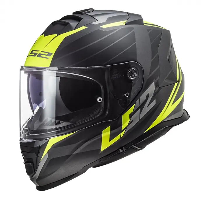 LS2 STORM 2 NERVE KASK NEON SARI