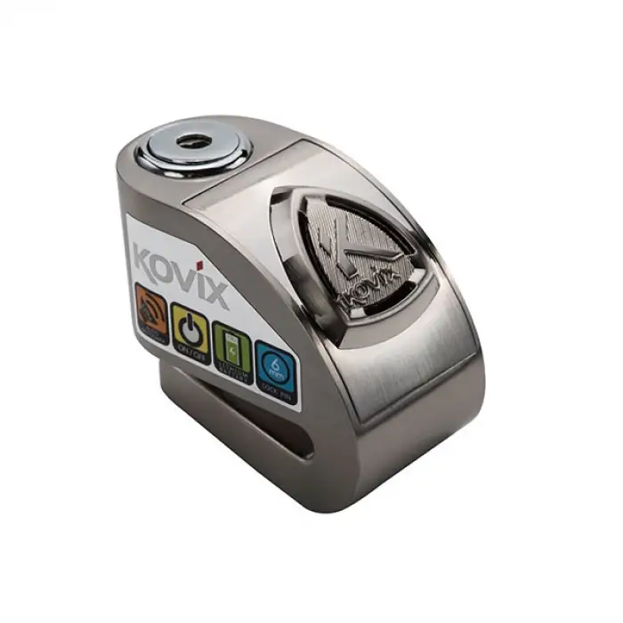 KOVIX KD6-BM ALARMLI DİSK KİLİDİ GRİ