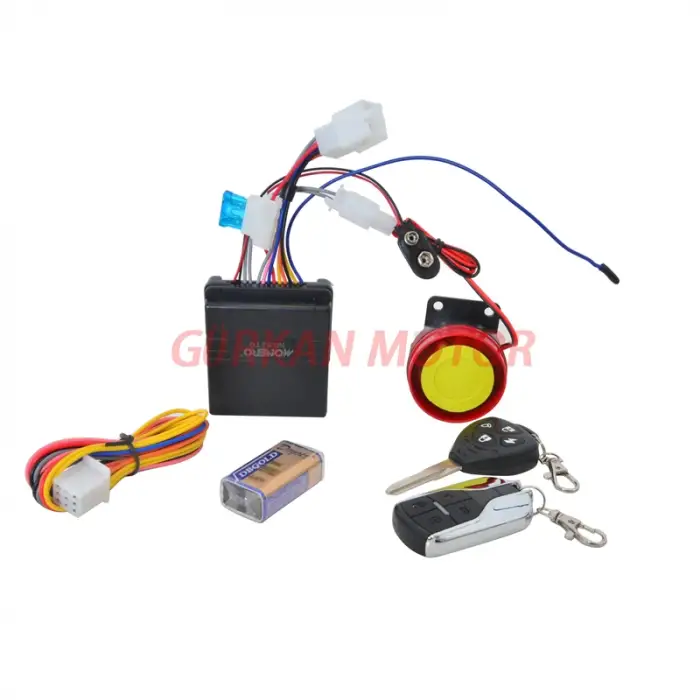 MOTOSİKLET ALARM SETİ [PİLLİ]