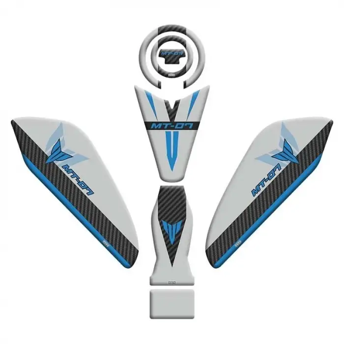 YAMAHA MT 07 2025 UYUMLU TANK PAD BEYAZ