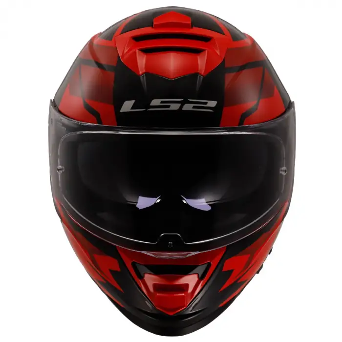 LS2 STORM 2 TRACKER KASK SİYAH - KIRMIZI