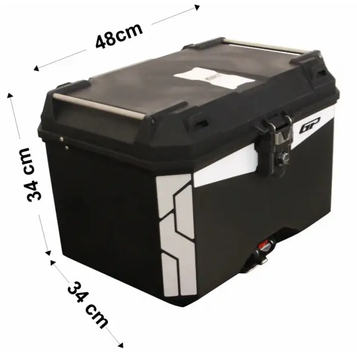 GP KOMPOZİT UNİVERSAL 45 LT PLASTİK SİYAH MOTOSİKLET ÇANTASI