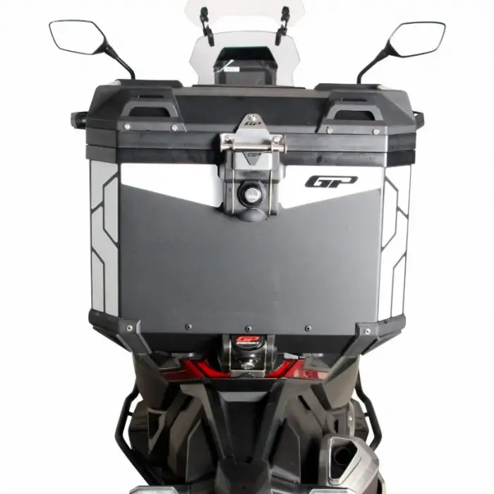 GP KOMPOZİT UNİVERSAL 37 LT ALÜMİNYUM SİYAH MOTOSİKLET ÇANTASI
