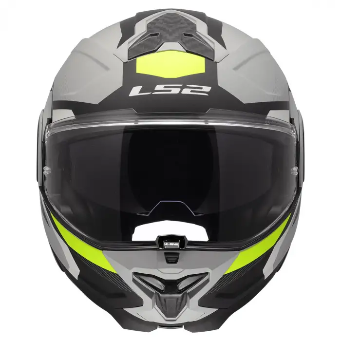 LS2 ADVANT 2 TRIPLE MAT GRİ- SİYAH-NEON SARI KASK - S