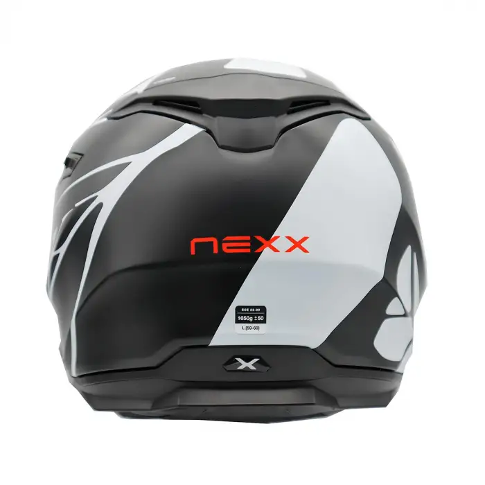 NEXX Y.100 B-SIDE KASK MAT SİYAH - BEYAZ