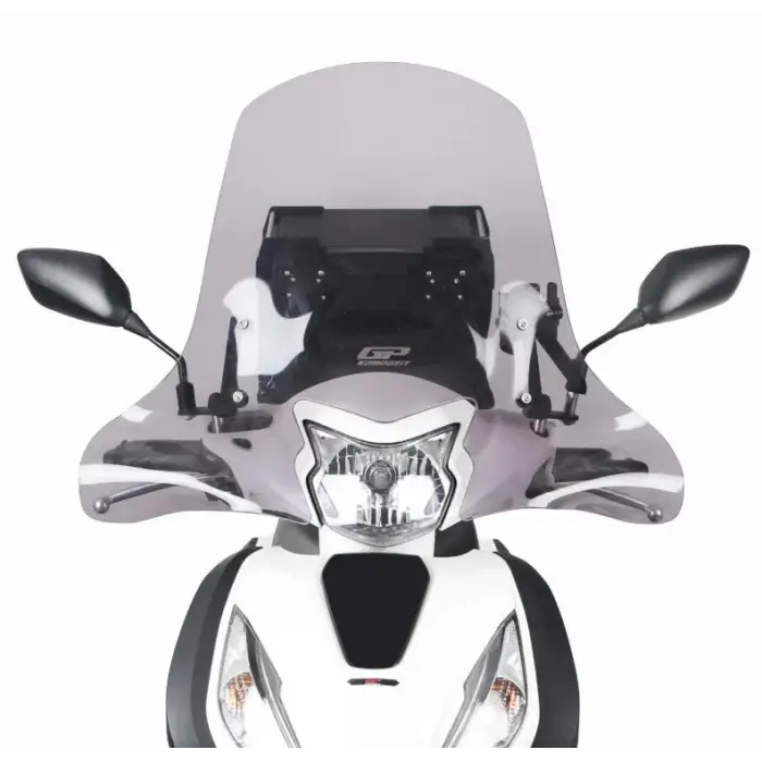 GP KOMPOZİT HONDA DİO 2021-2024 UYUMLU ÖN CAM FÜME 58 CM ( SİPERLİK )