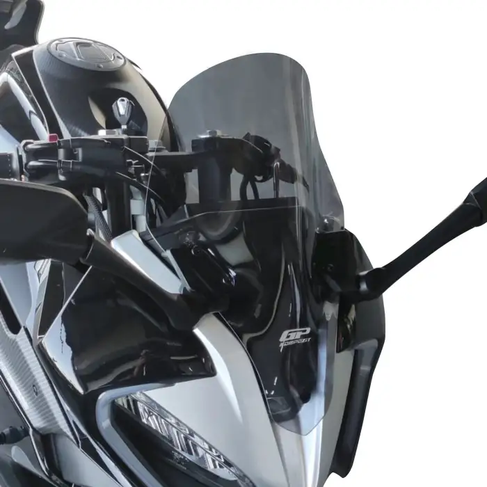GP KOMPOZİT CF MOTO 250 SR 2020-2024 UYUMLU ÖN CAM SİYAH 42 CM ( SİPERLİK )