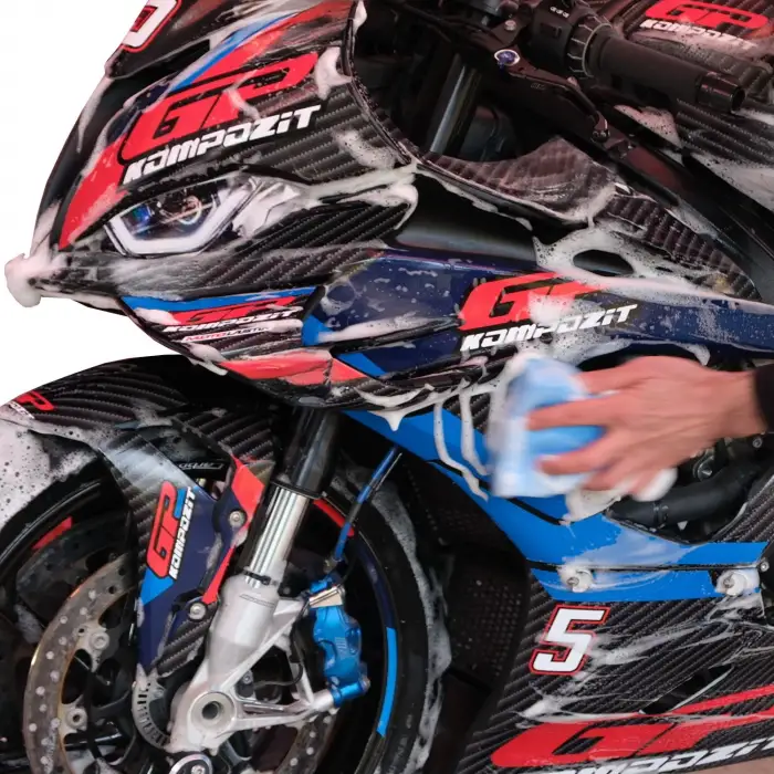 GP KOMPOZİT 11 PARÇA MOTOSİKLET BAKIM VE TEMİZLİK SETİ