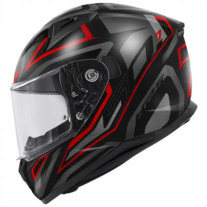 GIVI 50.7 PROTON KASK MAT TITANIUM - KIRMIZI