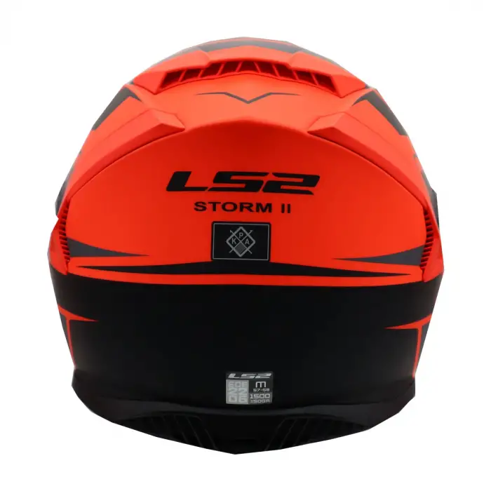 LS2 STORM 2 FIST KASK MAT TURUNCU - SİYAH