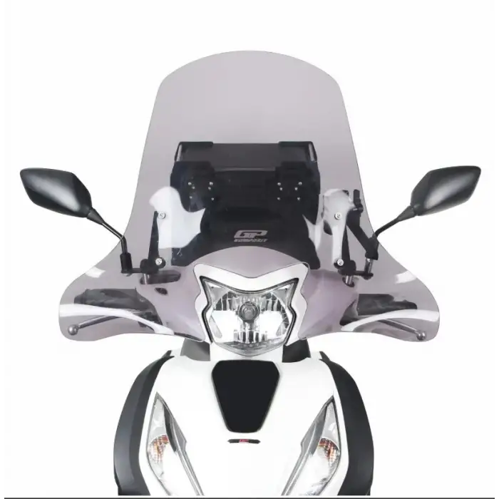 GP KOMPOZİT HONDA DİO 2021-2024 UYUMLU ÖN CAM ŞEFFAF 58 CM ( SİPERLİK )