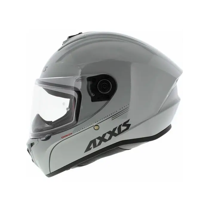 AXXIS DRAKEN S SOLID V.2 GLOSS GRAY KASK MAT GRİ