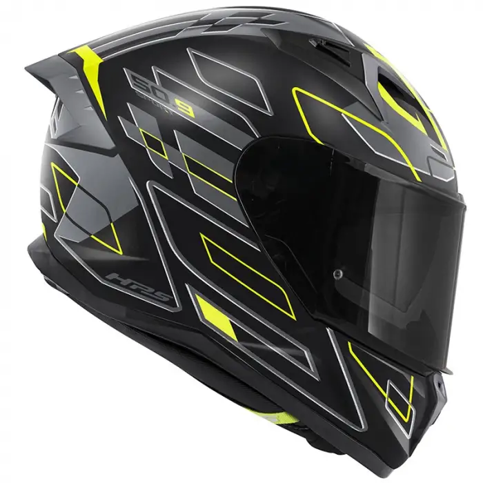 GIVI 50.9 ASSAULT KASK MAT SİYAH - GRİ - NEON SARI
