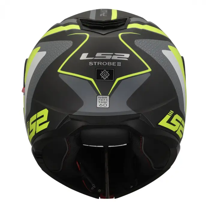 LS2 STROBE 2 PHANTOM MAT TITANIUM-NEON SARI KASK MAT TITANIUM - NEON SARI