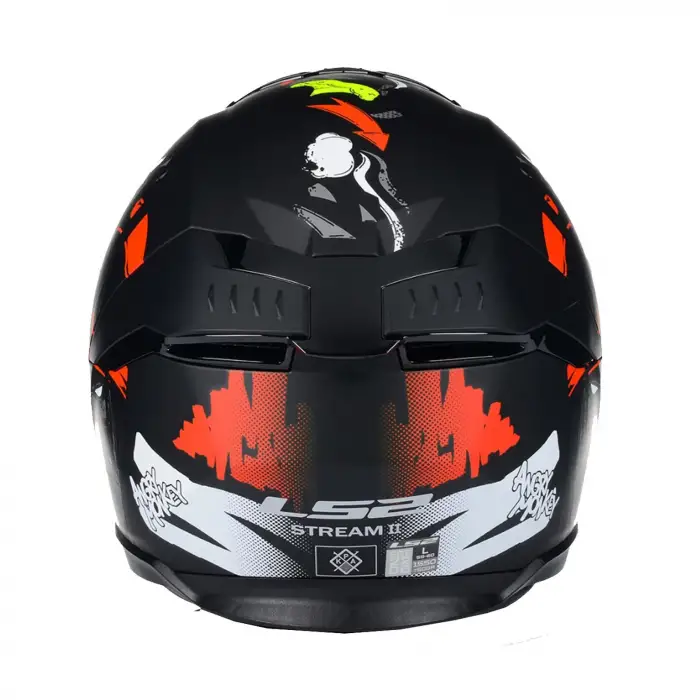 LS2 STREAM 2 A. MONKEY KASK MAT SİYAH