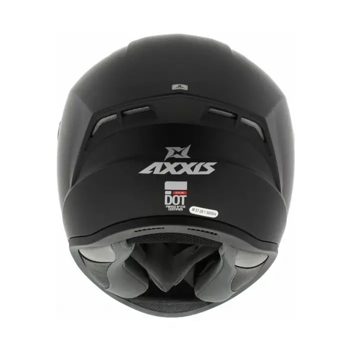 AXXIS DRAKEN S SOLID V.2 MAT SİYAH KASK MAT SİYAH