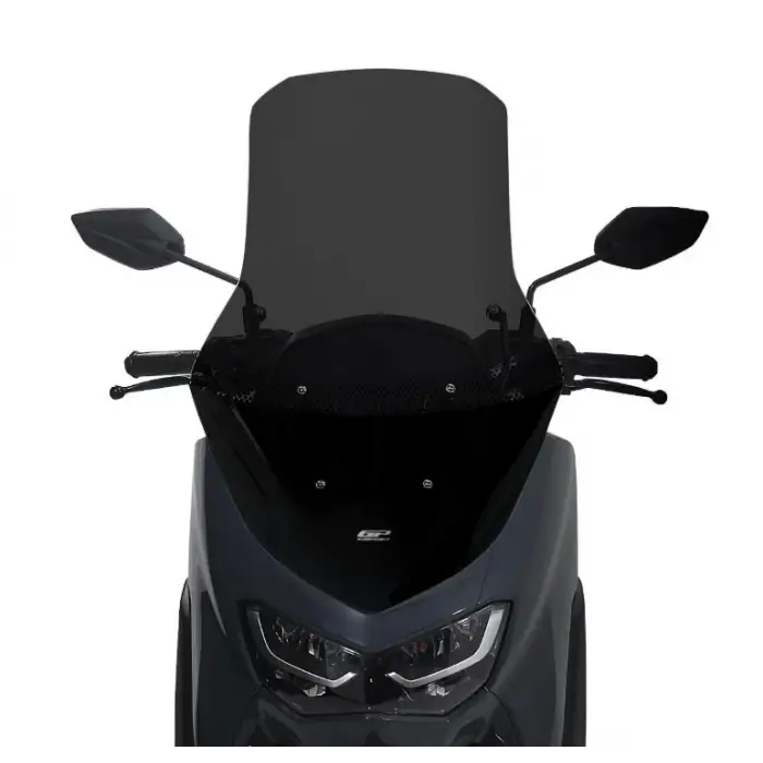 GP KOMPOZİT YAMAHA NMAX 125 / 155 2021-2024 UYUMLU AYAKLI TUR CAMI FÜME 72 CM