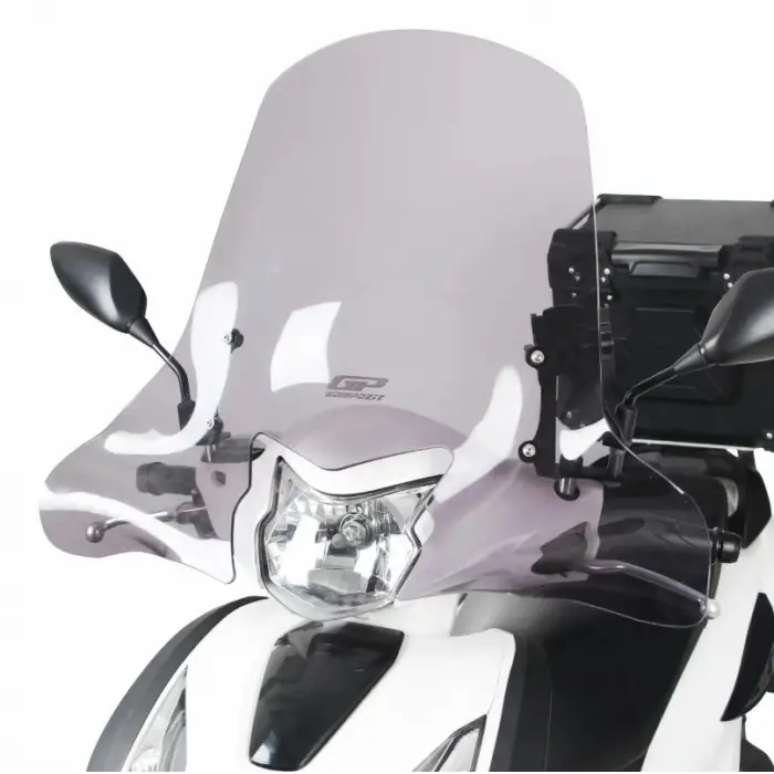 GP KOMPOZİT HONDA DİO 2021-2024 UYUMLU ÖN CAM ŞEFFAF 58 CM ( SİPERLİK )