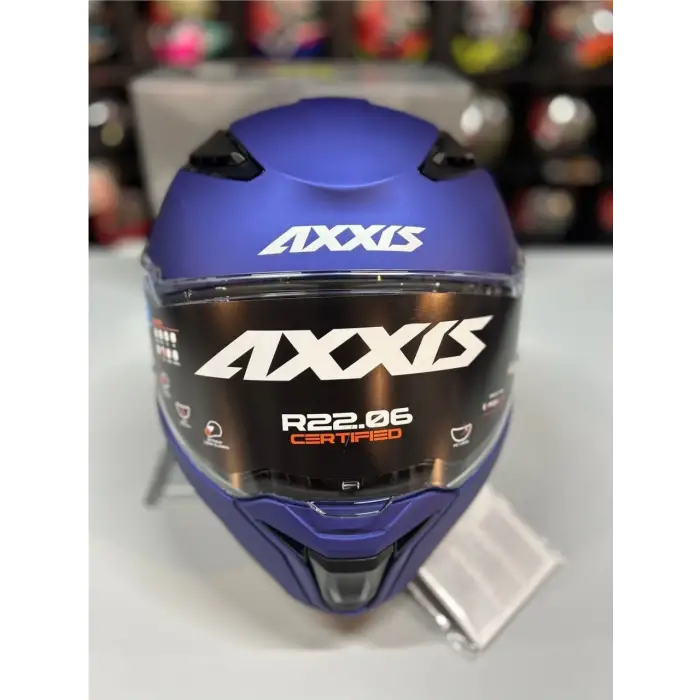 AXXIS PANTHER SV SOLID A7T MAT MAVİ KASK MAT MAVİ