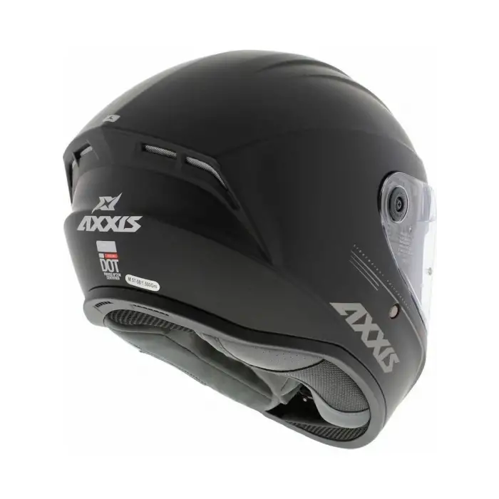 AXXIS DRAKEN S SOLID V.2 MAT SİYAH KASK MAT SİYAH