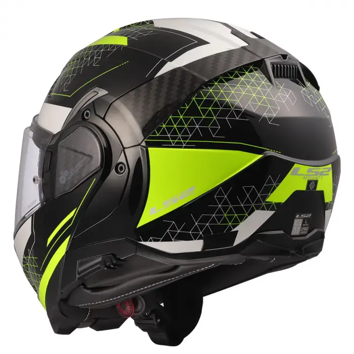 LS2 ADVANT 2 ASTRAL NEON SARI KASK - M