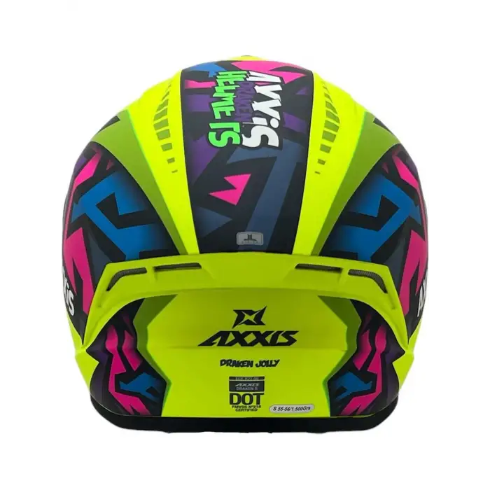 AXXIS DRAKEN S JOLLY C3 MAT FLUO SARI KASK MAT FLUO YELLOW