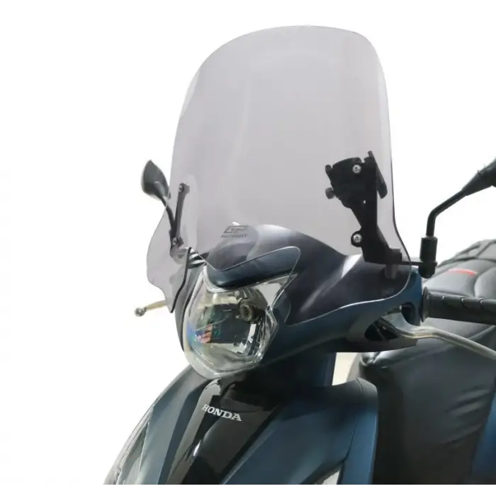 GP KOMPOZİT HONDA DİO 2021-2024 UYUMLU KISA ÖN CAM FÜME 41 CM( SİPERLİK )