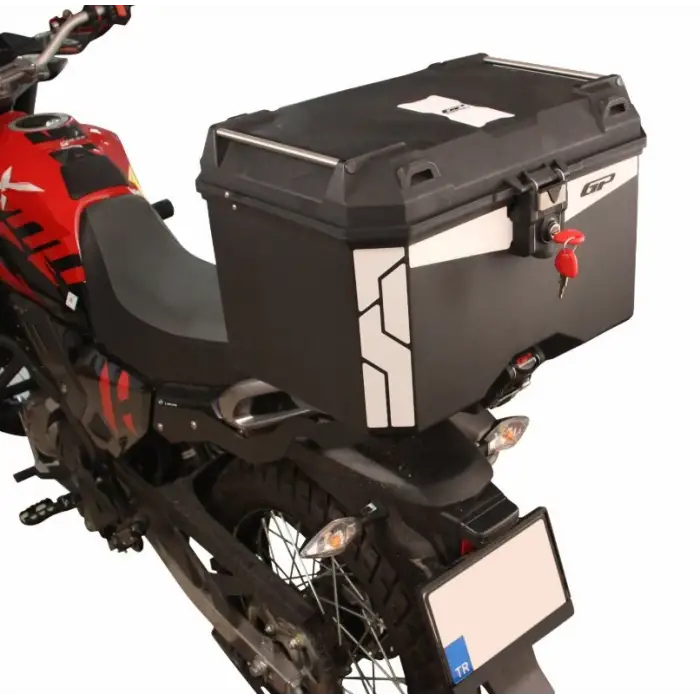 GP KOMPOZİT UNİVERSAL 45 LT PLASTİK SİYAH MOTOSİKLET ÇANTASI