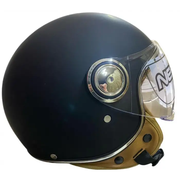 KASK ÇENESİZ Y.M NERO  MAT SİYAH