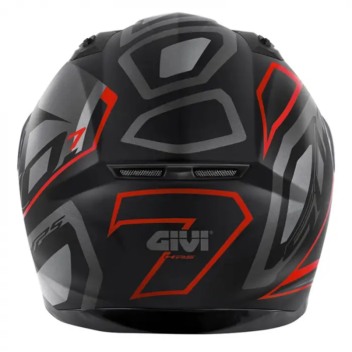 GIVI 50.7 PROTON KASK MAT TITANIUM - KIRMIZI