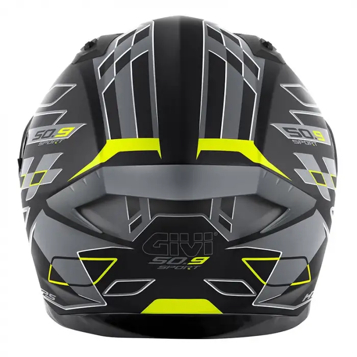 GIVI 50.9 ASSAULT KASK MAT SİYAH - GRİ - NEON SARI