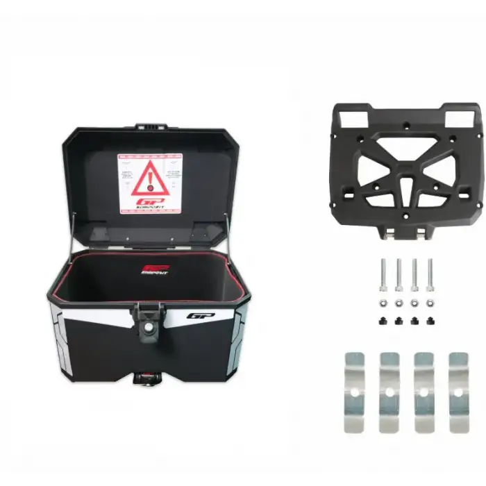 GP KOMPOZİT UNİVERSAL 45 LT PLASTİK SİYAH MOTOSİKLET ÇANTASI