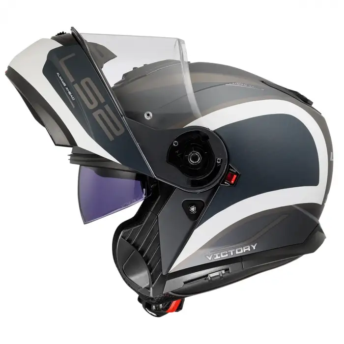 LS2 STROBE 2 VICTORY MAT GRİ-MAVİ-KUM KASK MAT GRİ - MAVİ KUM