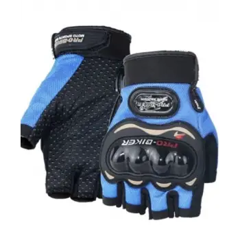 MOTOSİKLET ELDİVEN KORUMALI MODEL PARMAKSIZ [L-XL]