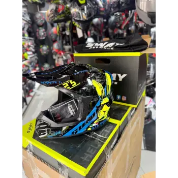 PRO HELMETS SY118 Full Face Çocuk Kask DINO BLUE SİYAH