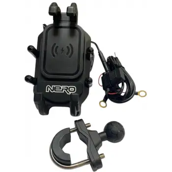 NERO - ( ŞARJLI W-707 ) GİDON BAĞLANTILI TELEFON TUTUCU (TİTREŞİM MODÜLLÜ)