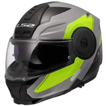 LS2 SCOPE 2 DURIA GRİ-NEON SARI KASK GRİ - NEON SARI