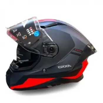 AXXIS PANTHER PRESTIGE B3 MAT FLUO KIRMIZI KASK MAT KIRMIZI