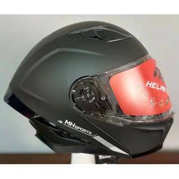 MH ÇENE AÇILIR KASK MAT SİYAH MH-928 MAT SİYAH