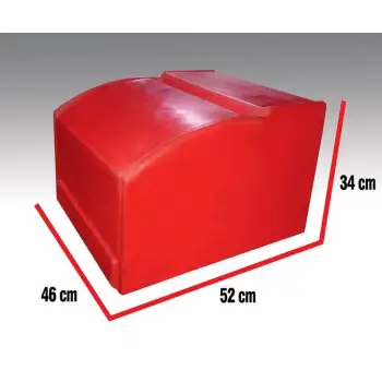 ÇANTA PİZZACI MODEL KIRMIZI / SİYAH 90 LT